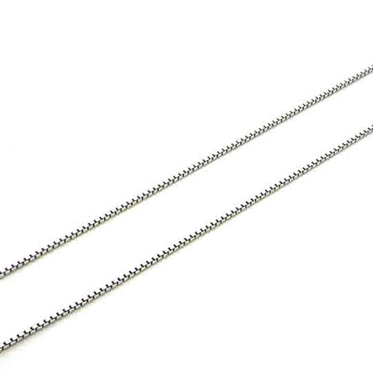 SILVER BOX CHAIN 0.7MM