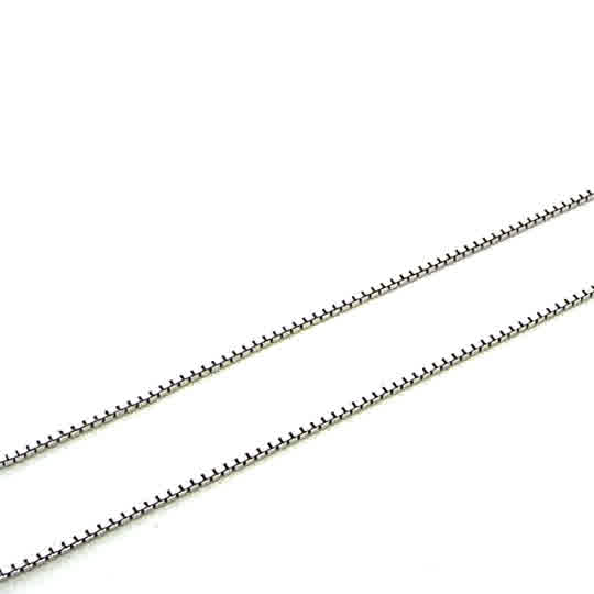 SILVER BOX CHAIN 0.8MM