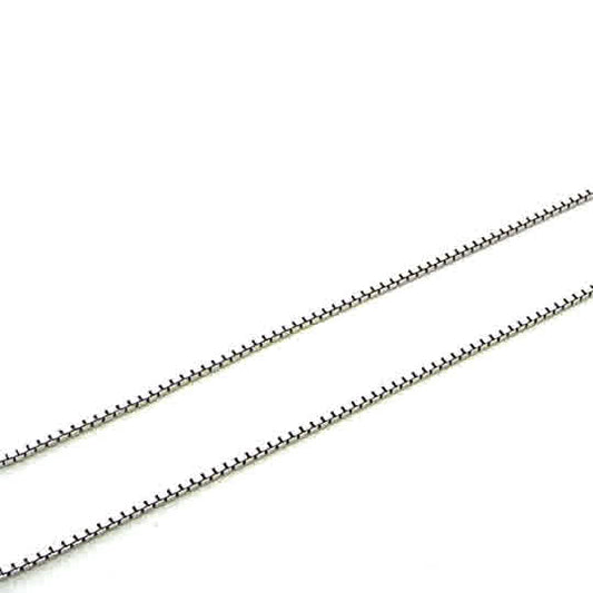 SILVER BOX CHAIN 0.8MM