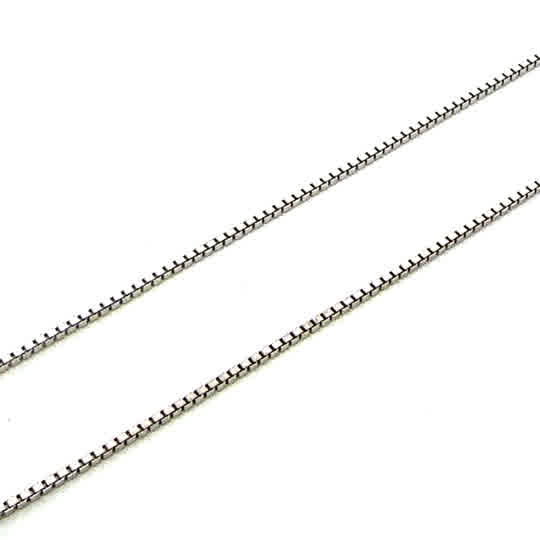 SILVER BOX CHAIN 1MM