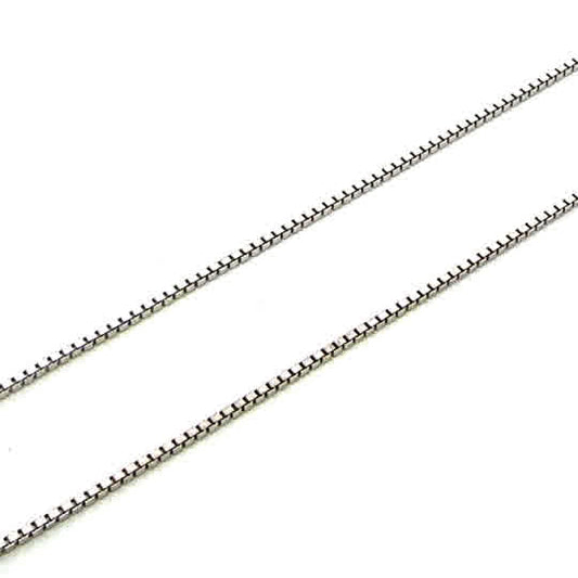 SILVER BOX CHAIN 1MM
