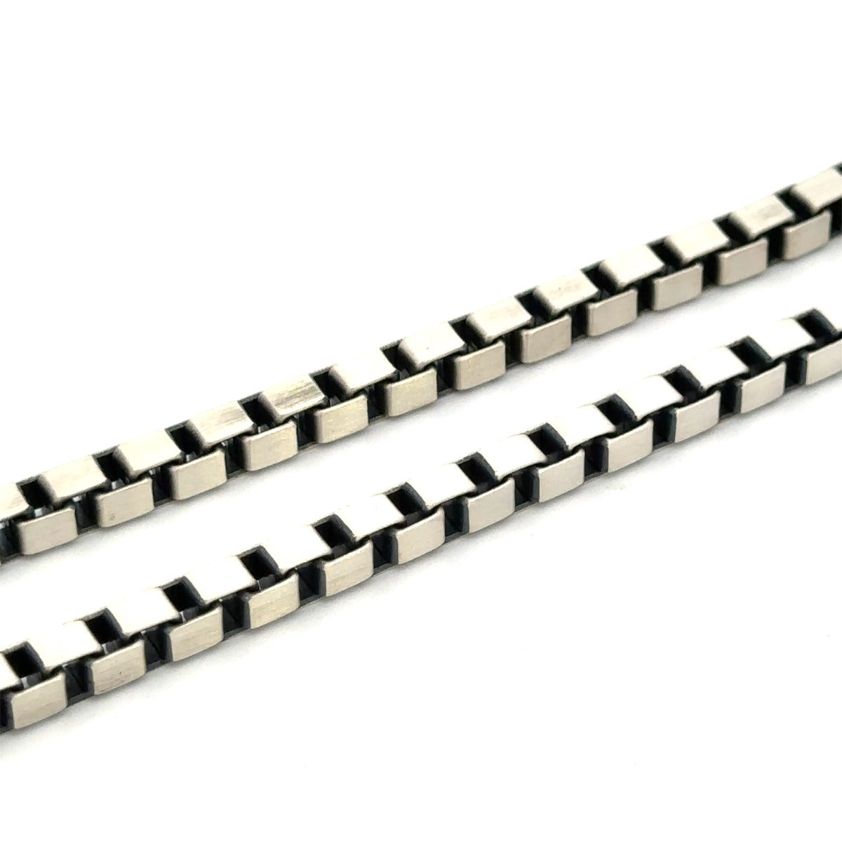 SILVER GUN METAL CHAIN VED400GM
