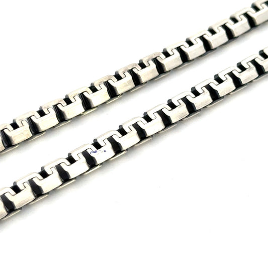 SILVER GUN METAL CHAIN VEDE400GM