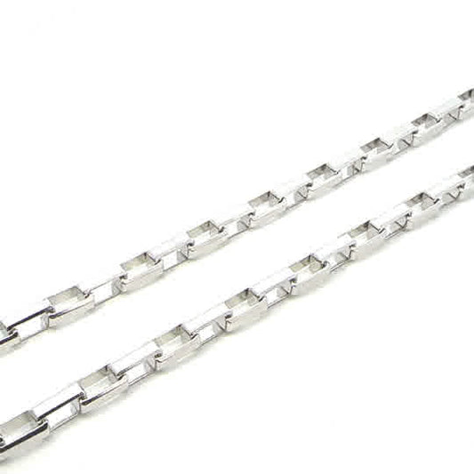 SILVER ELONGATED BOX 4.9MM