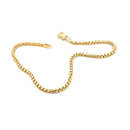 SILVER GOLD PLATED CHAIN 1 MICRON VET125GP