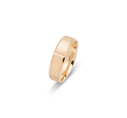 10K WEDDING BAND FANCY