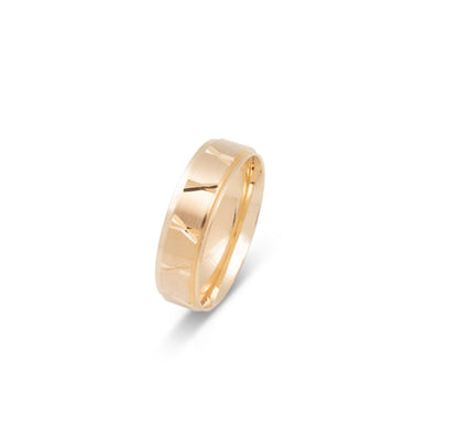 10K WEDDING BAND FANCY
