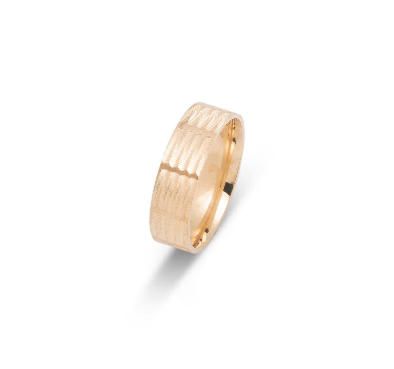 10K WEDDING BAND FANCY