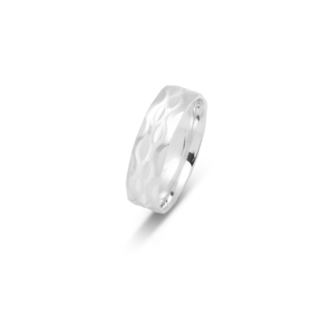 10K WEDDING BAND FANCY