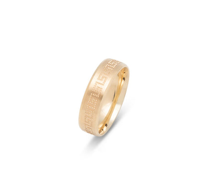 10K WEDDING BAND FANCY