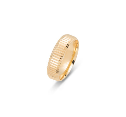 10K WEDDING BAND FANCY