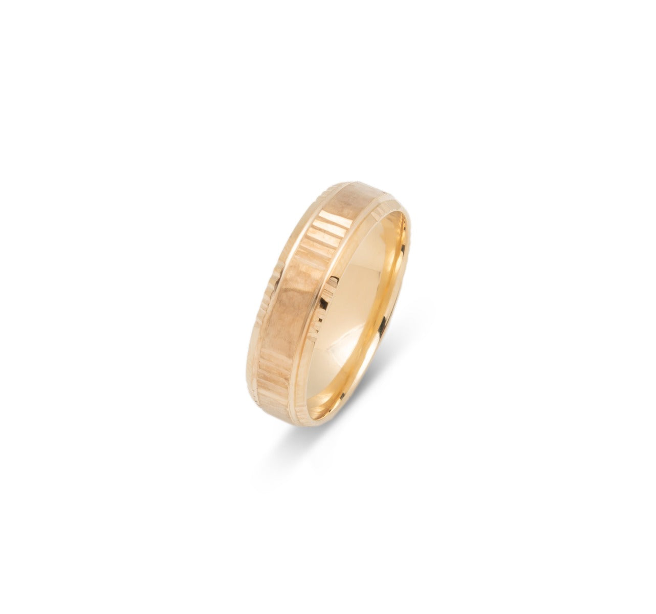 10K WEDDING BAND FANCY