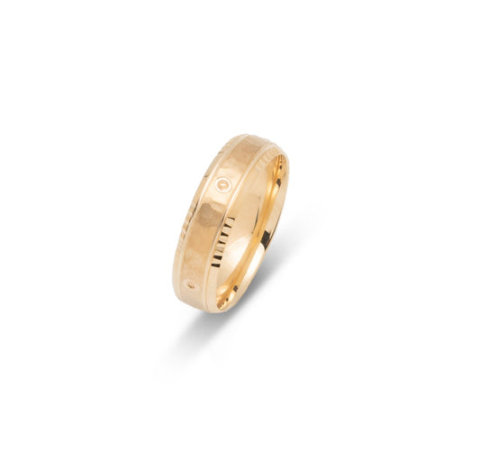 10K WEDDING BAND FANCY