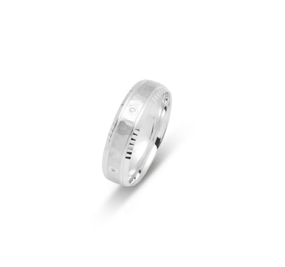 10K WEDDING BAND FANCY