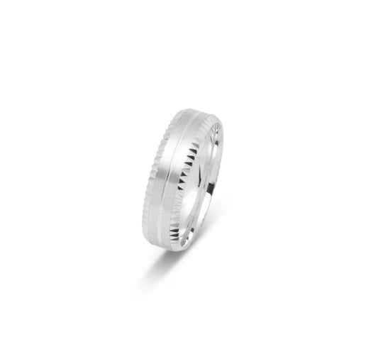 10K WEDDING BAND FANCY