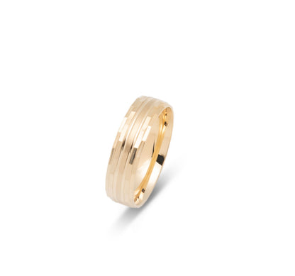10K WEDDING BAND FANCY