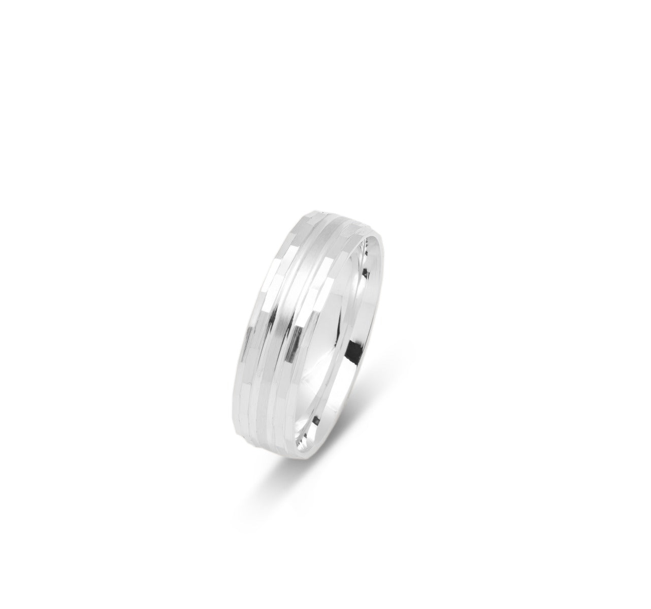 10K WEDDING BAND FANCY