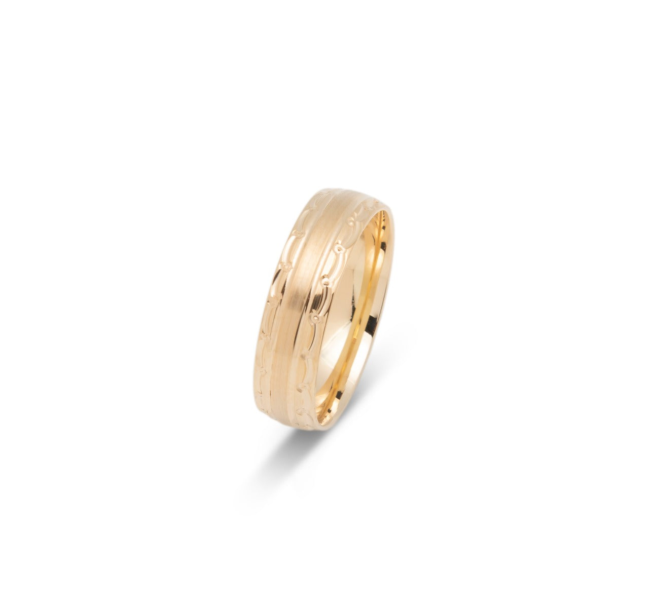 10K WEDDING BAND FANCY