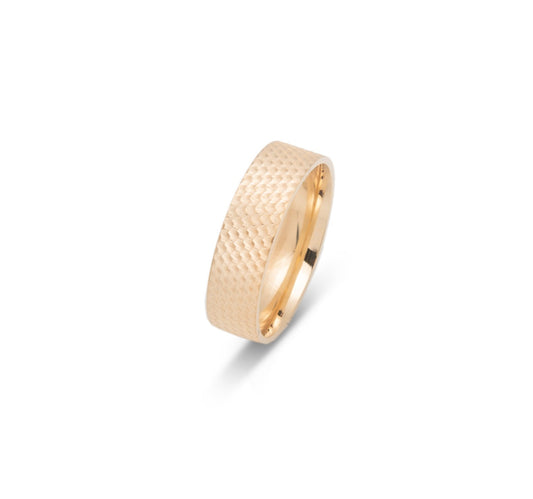 10K WEDDING BAND FANCY