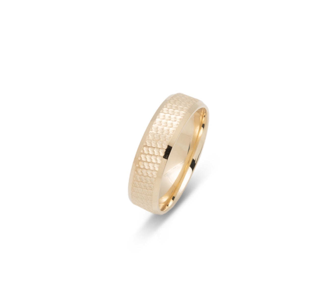 10K WEDDING BAND FANCY