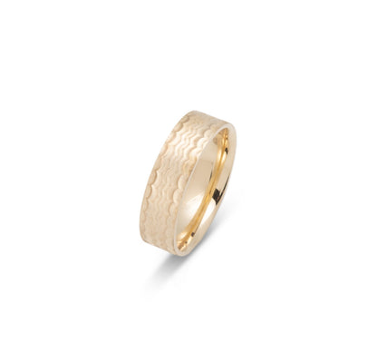 10K WEDDING BAND FANCY