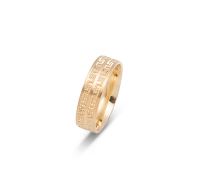 10K WEDDING BAND FANCY