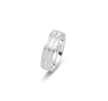 10K WEDDING BAND FANCY