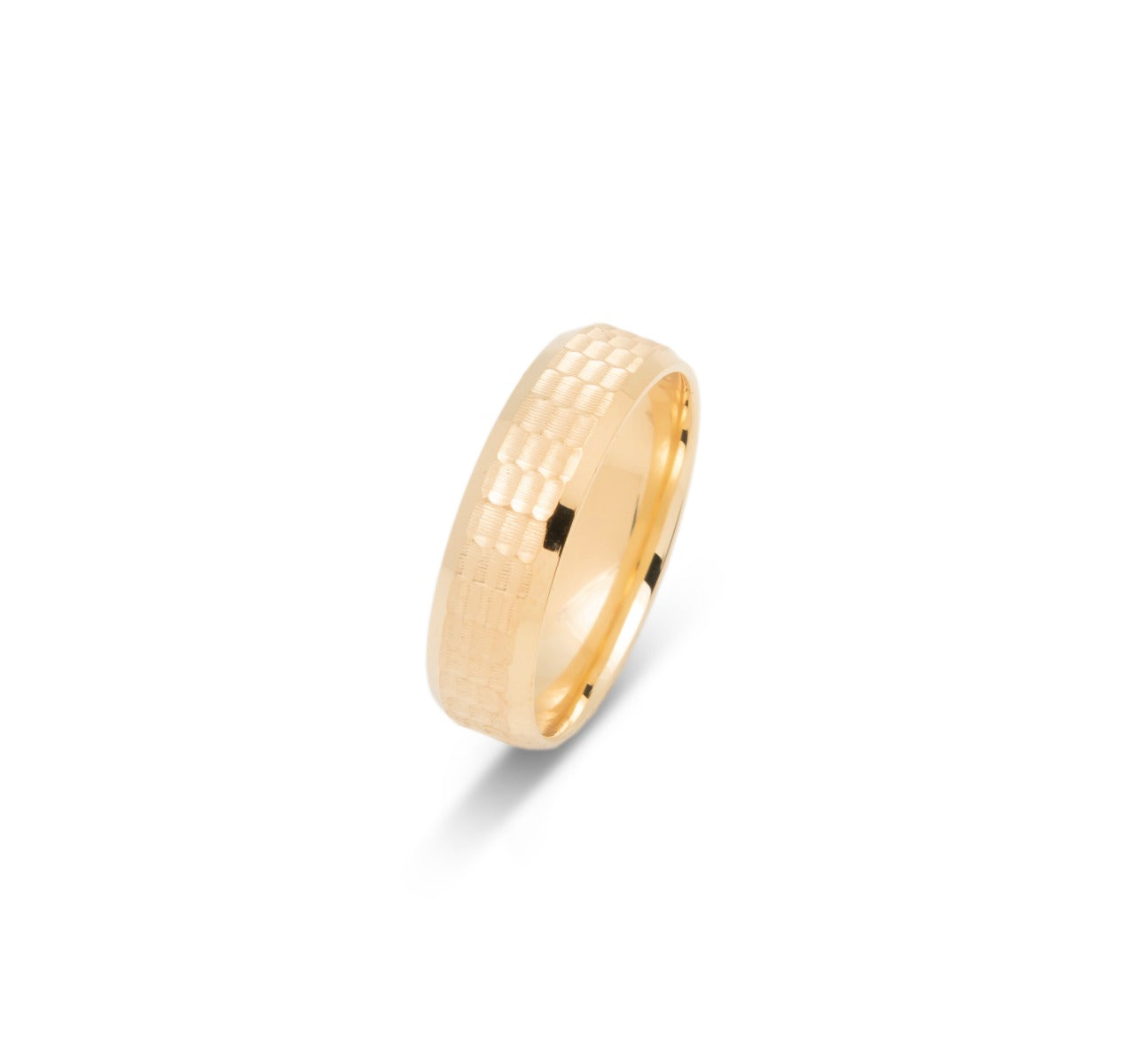 10K WEDDING BAND FANCY