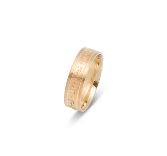 10K WEDDING BAND FANCY