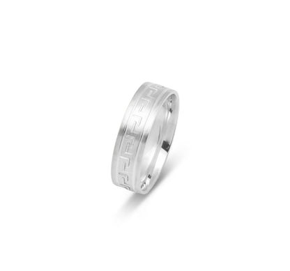 10K WEDDING BAND FANCY