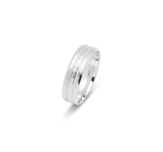 10K WEDDING BAND FANCY