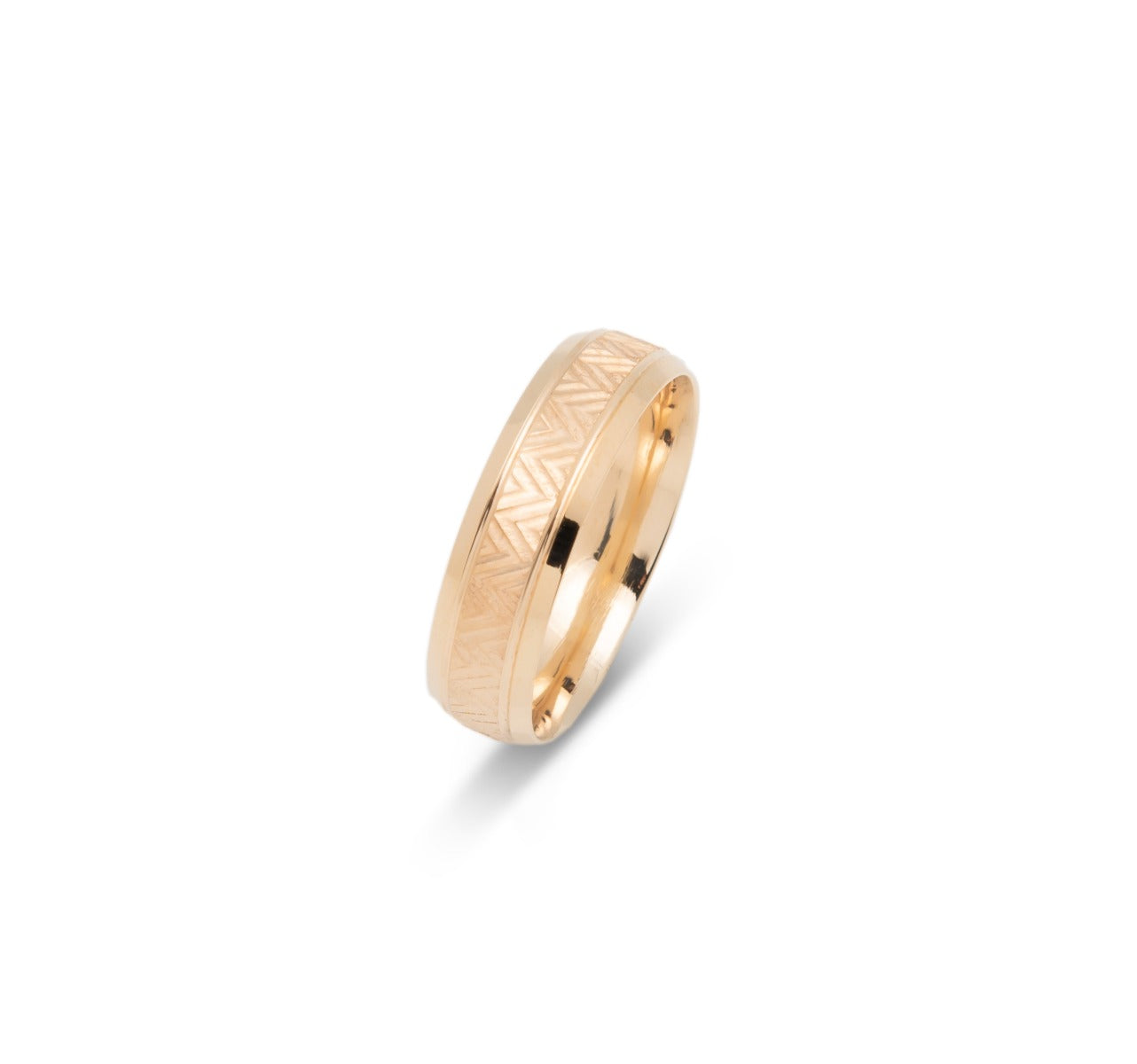 10K WEDDING BAND FANCY