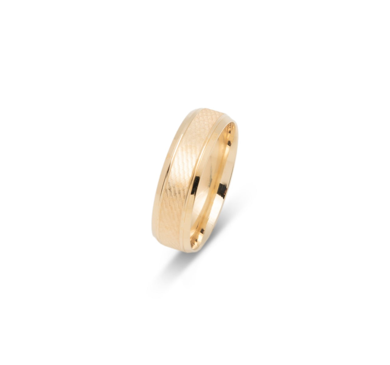 10K WEDDING BAND FANCY