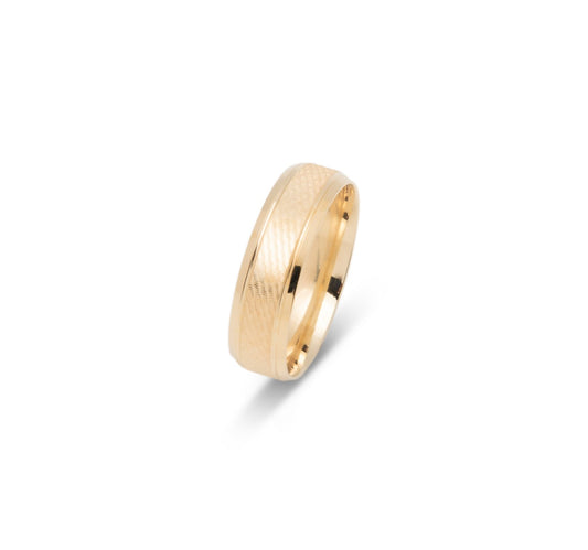 10K WEDDING BAND FANCY