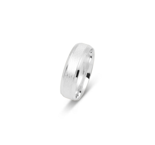 10K WEDDING BAND FANCY