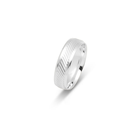 10K WEDDING BAND FANCY