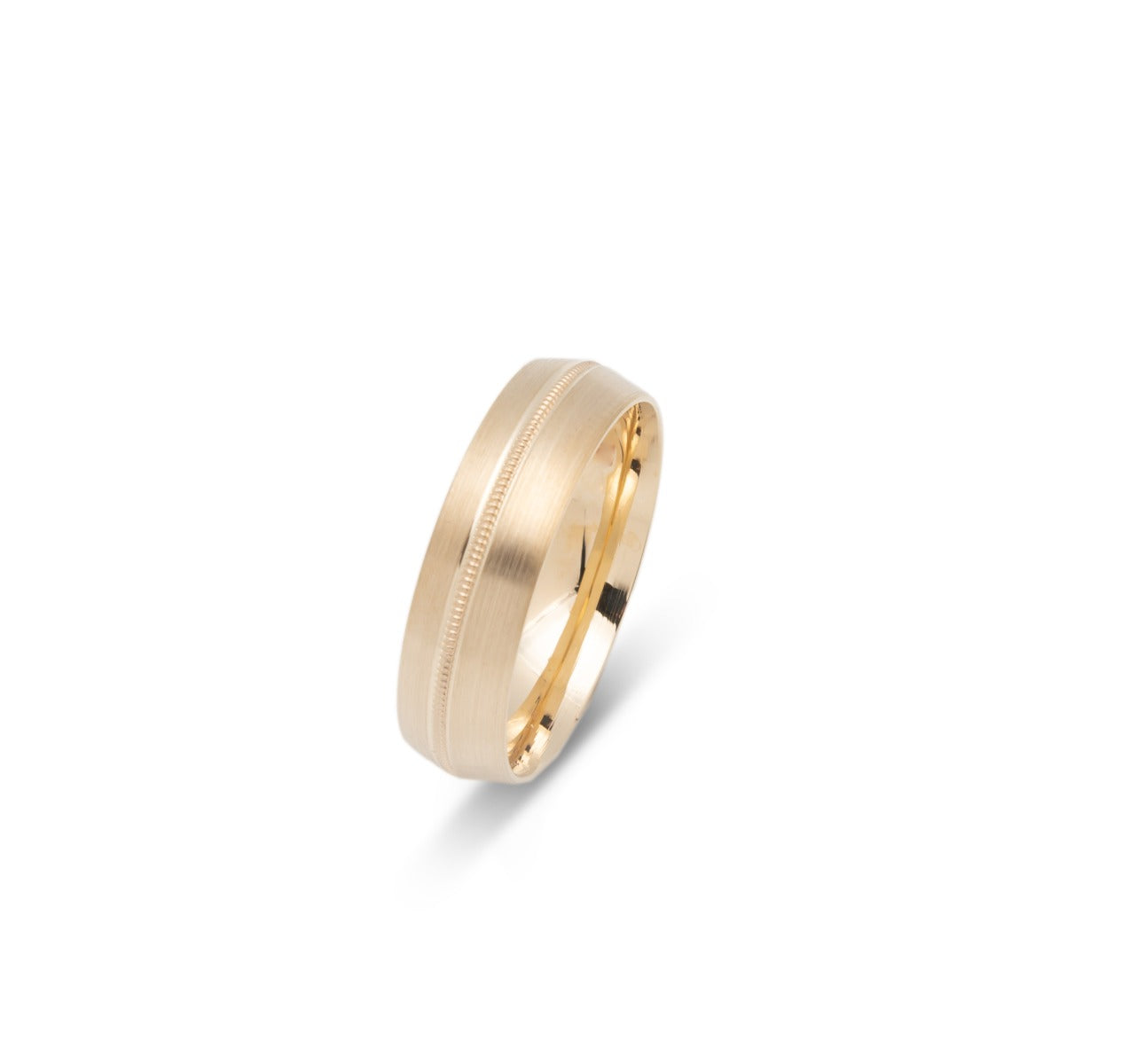 10K WEDDING BAND FANCY