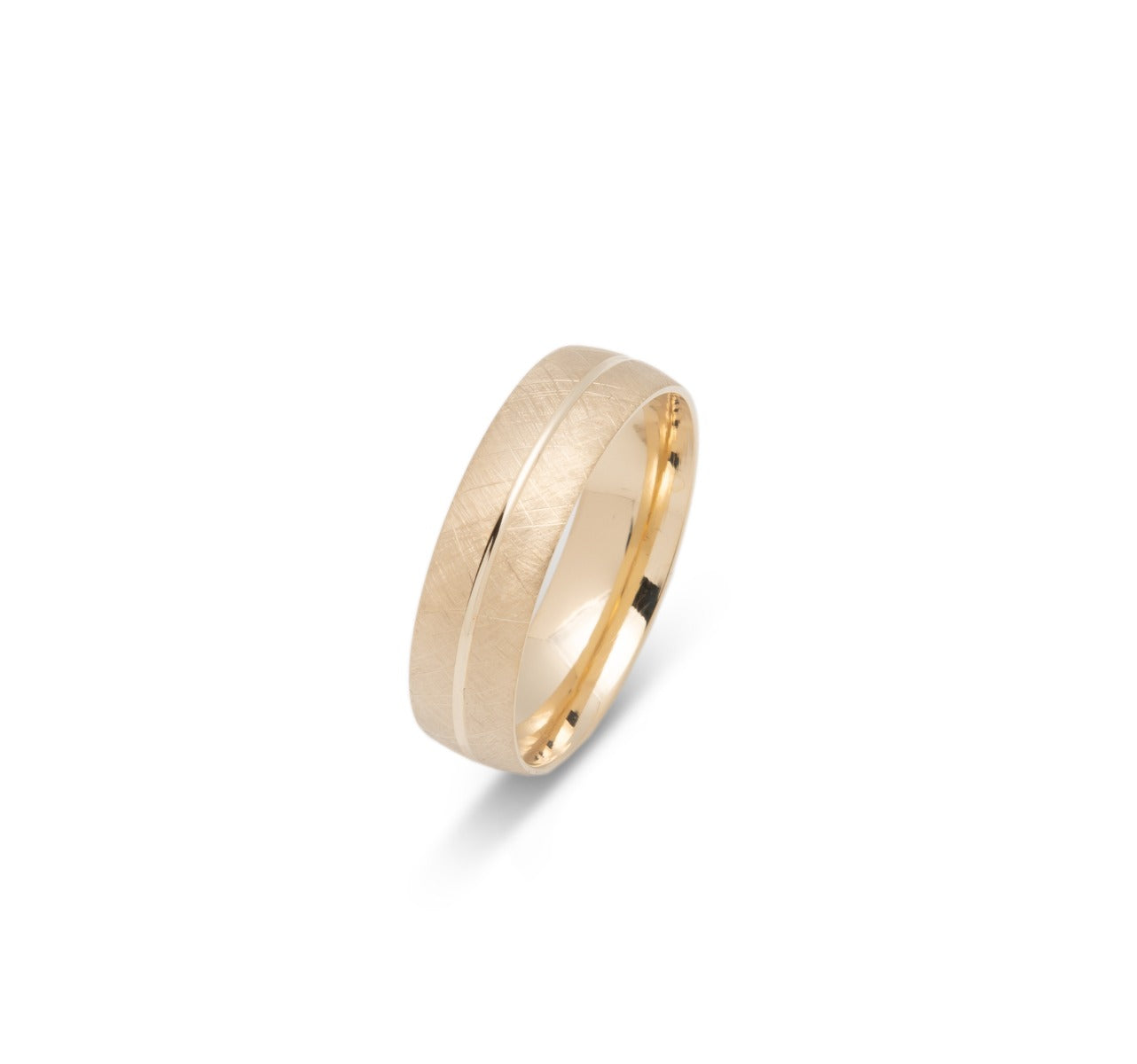 10K WEDDING BAND FANCY