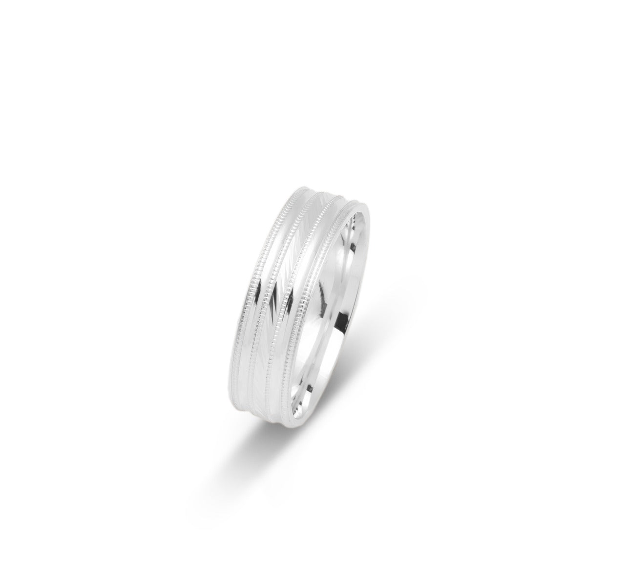 10K WEDDING BAND FANCY