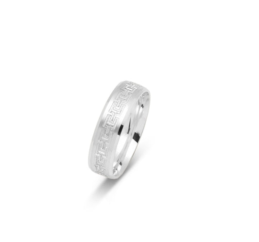 10K WEDDING BAND FANCY