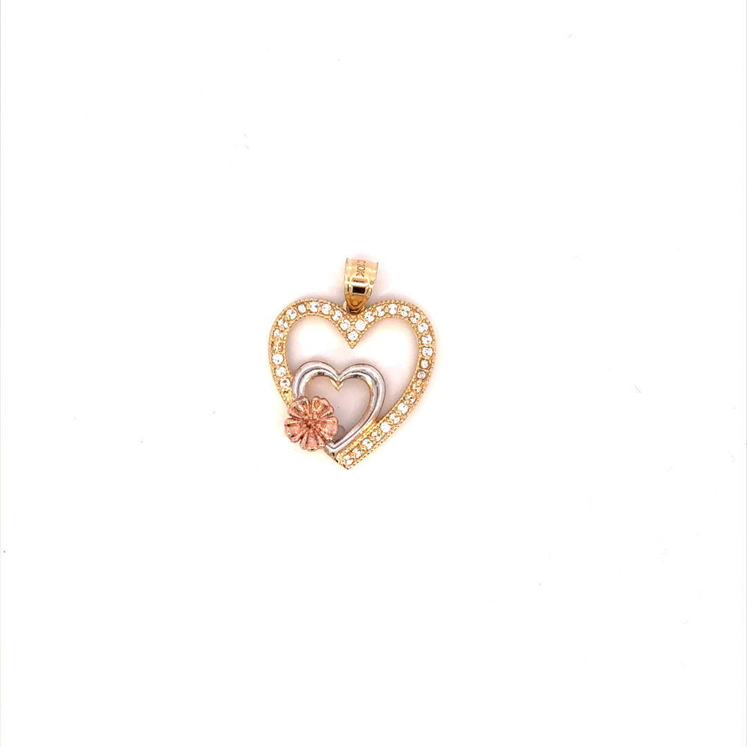 10K TRI COLOUR CHARM VUSKP-208