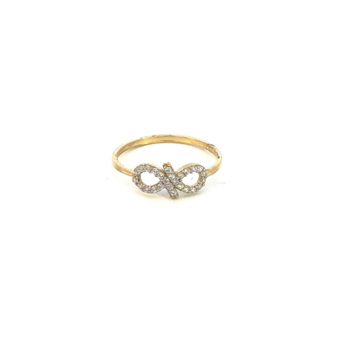 10KY CZ INFINITY RING VUSKR-199