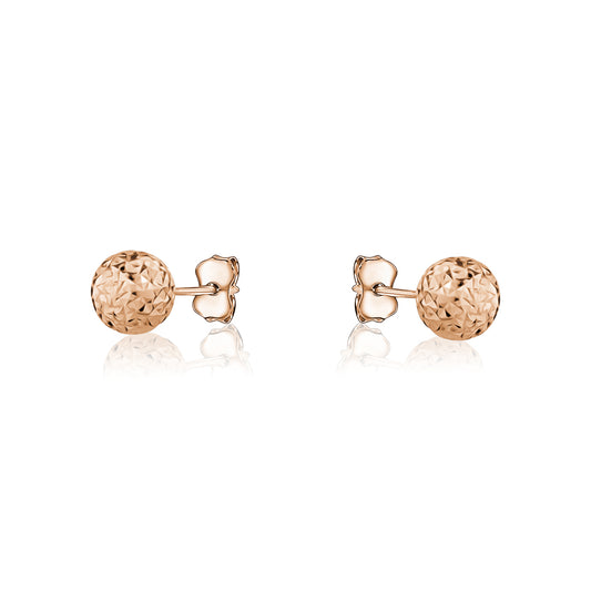 10K ROSE DC BALL STUD