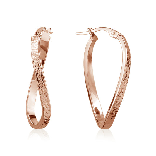 10K ROSE GOLD HOOP