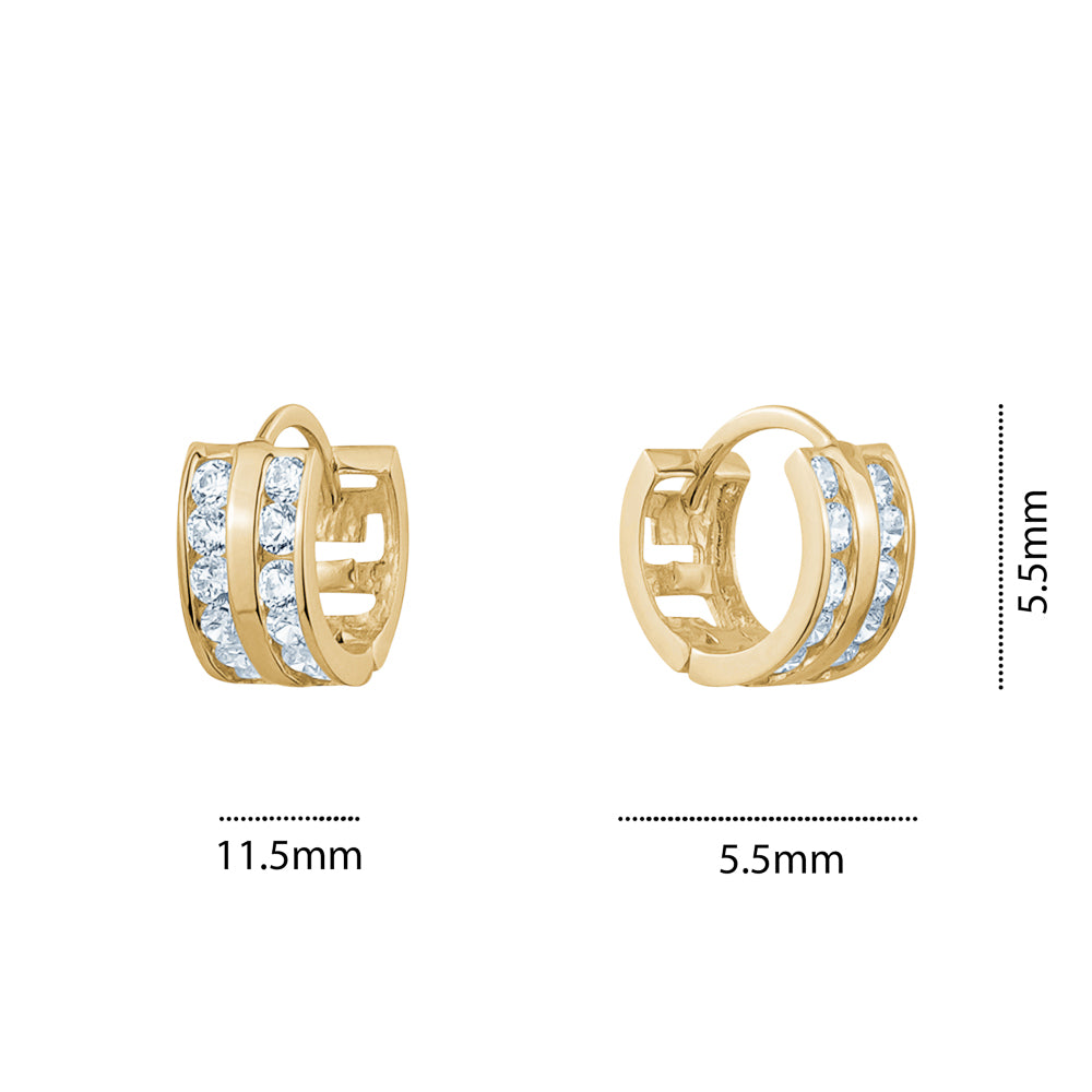 10KY CZ HUGGIE 5.5MM X 11.5MM