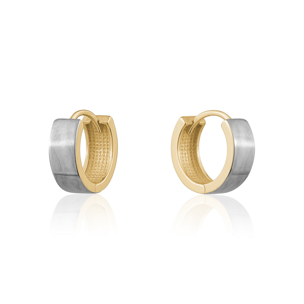 10KTT HUGGIE 4MM X 12MM