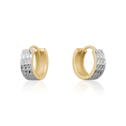 10KTT HUGGIE 4MM X 12MM