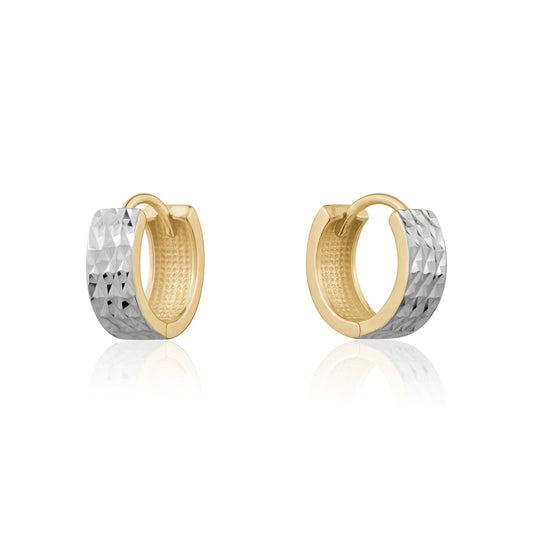 10KTT HUGGIE 4MM X 12MM