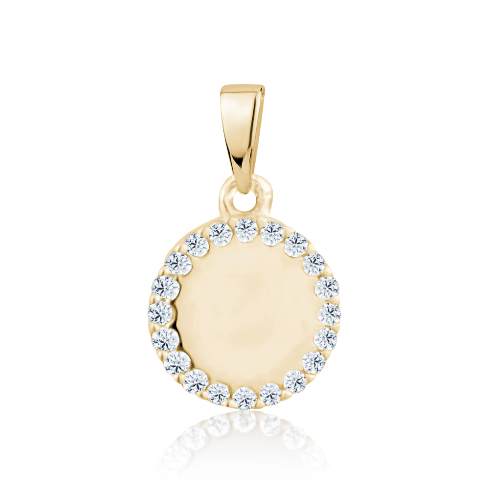 10KY SMALL CIRCLE CHARM Z-3161