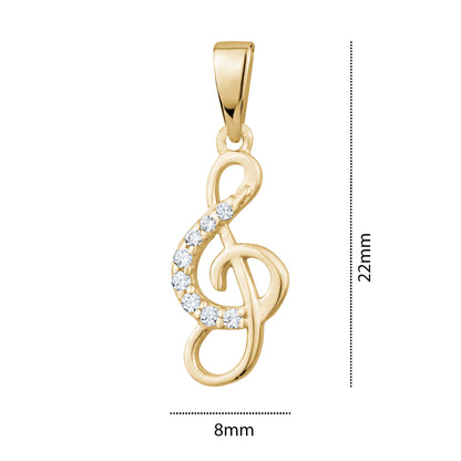 10KY MUSIC NOTE CHARM